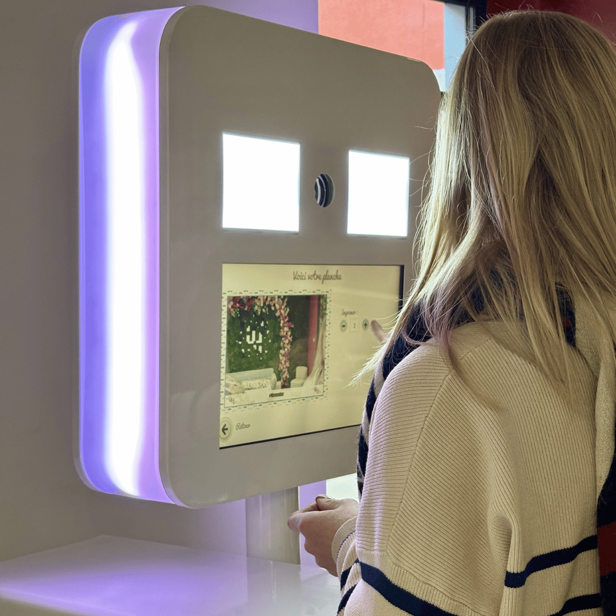 Animation borne photo pour movember Université Le Havre