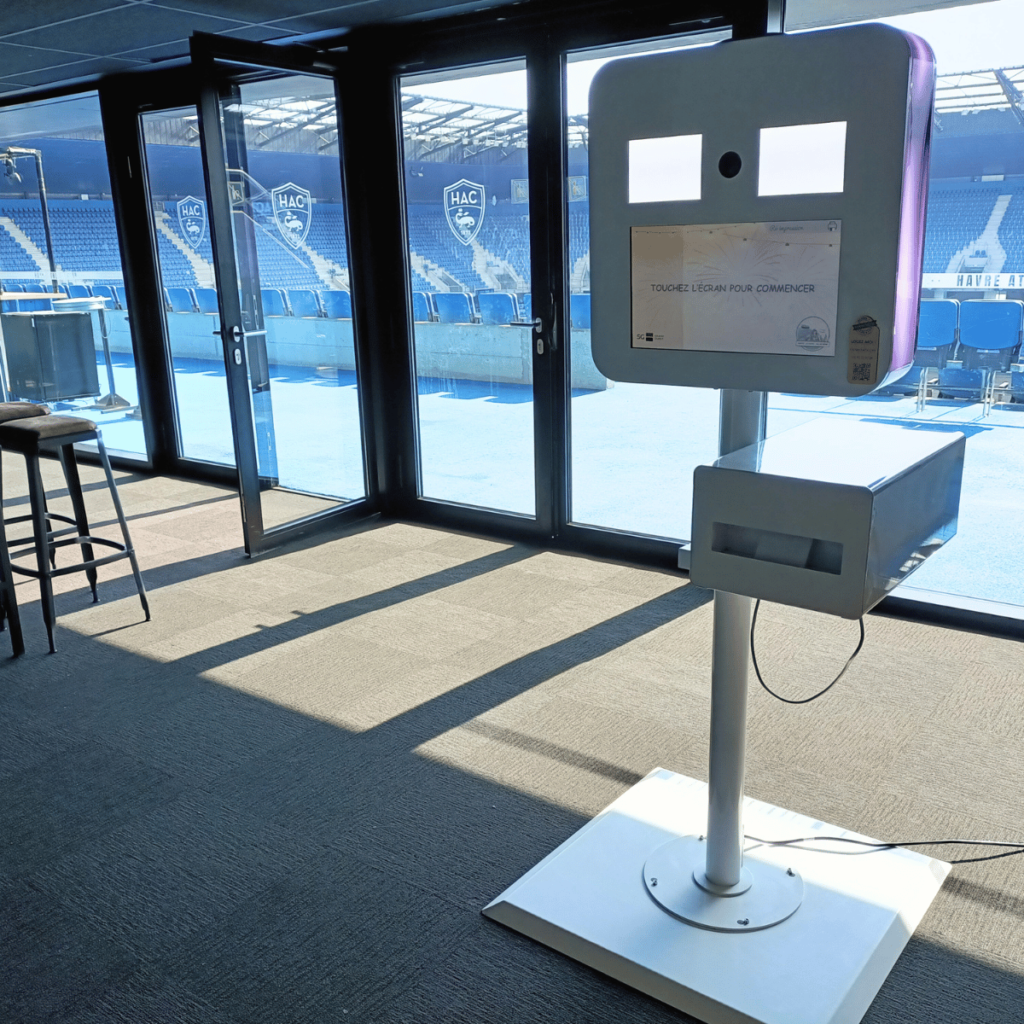 Animation photobooth événement professionnel Stade Océane Le Havre