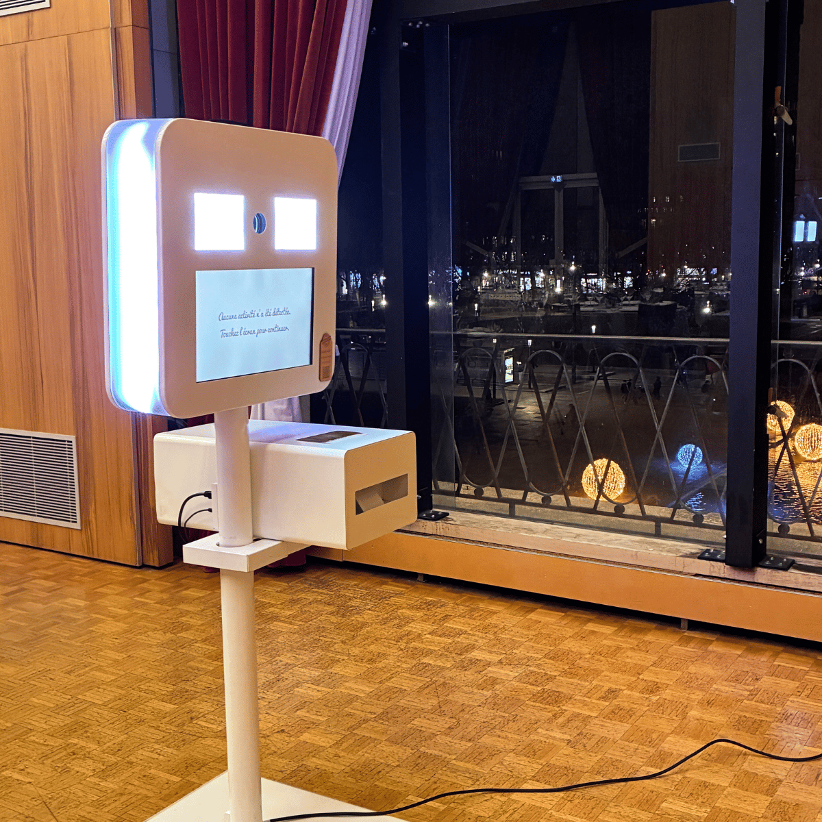 Location photobooth borne selfie pour vœux de la Marie Le Havre