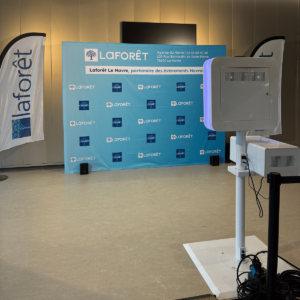 Covering borne selfie pour animation professionnelle Le Havre