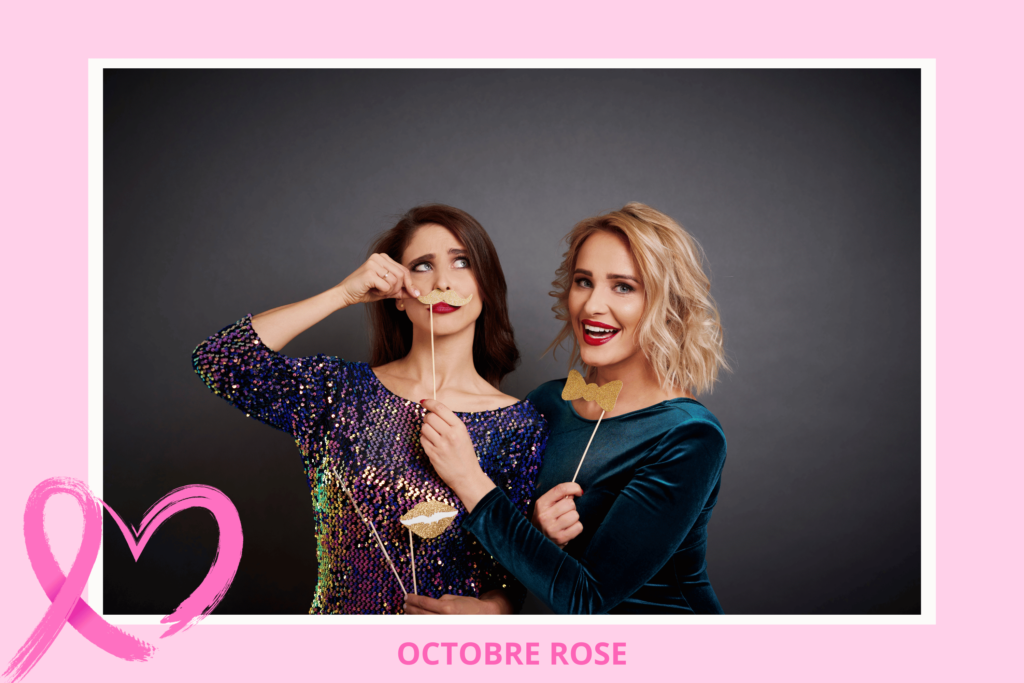 Personnalisation borne selfie Octobre Rose Le Havre